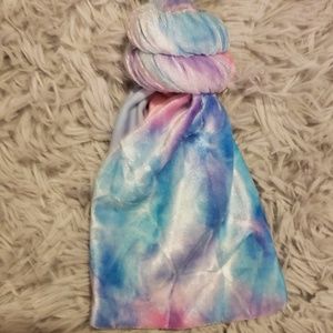 Cotton Candy baby top Knot